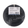 Edm Rejilla de Ventilación Redonda Ø125mm Empotrable con Mosquitera ABS Gris Antracita