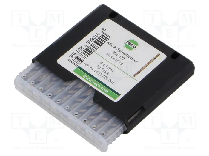 RECA Broca para metal de 4,1 mm y 55 mm