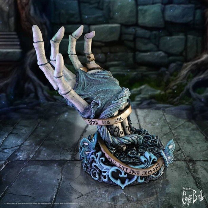 Nemesis Now Réplica Decorativa Mano Emily de La Novia Cadáver de Tim Burton - Figura Coleccionismo Gothic Dark Fantasy