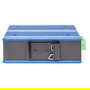 Digitus Switch Industrial Gigabit Ethernet Unmanaged, 5 Puertos RJ45 + 1 Uplink, Montaje en Pared/Carril DIN, Negro/Azul