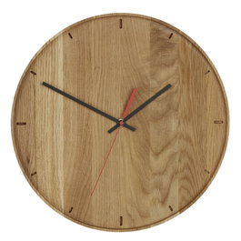 TFA Reloj de pared analógico de roble 60.3070.01