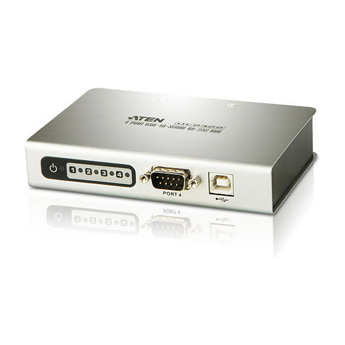 ATEN UC2324-AT Conversor USB a 4 Puertos RS-232 ATEN UC2324-AT Conversor USB a 4 Puertos RS-232