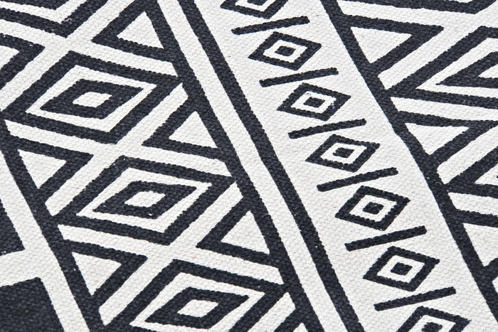 DKD Home Decor Alfombra Boho Blanco Negro 250 x 0.7 x 160 cm DKD Home Decor Alfombra Boho Blanco Negro 250 x 0.7 x 160 cm