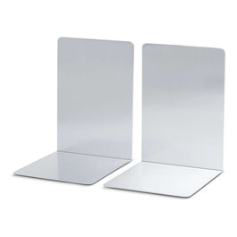 Maul Juego de Sujetalibros de Aluminio 160x150x210 mm Plata