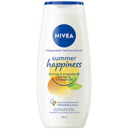 NIVEA summer happiness Orange & Avocado Öl Duschcreme 250,0 ml