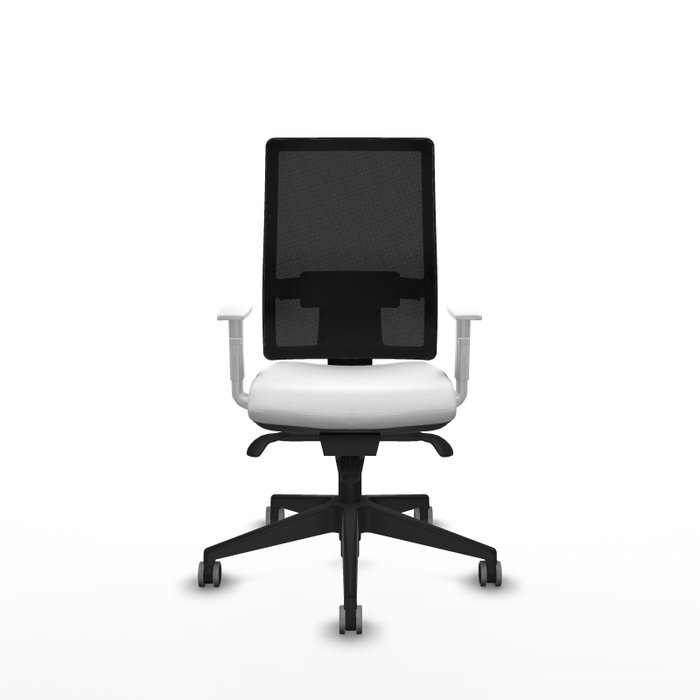 PIQUERAS Y CRESPO Silla de oficina Horna con Mecanismo Sincro Blanco y Negro PIQUERAS Y CRESPO Silla de oficina Horna con Mecanismo Sincro Blanco y Negro