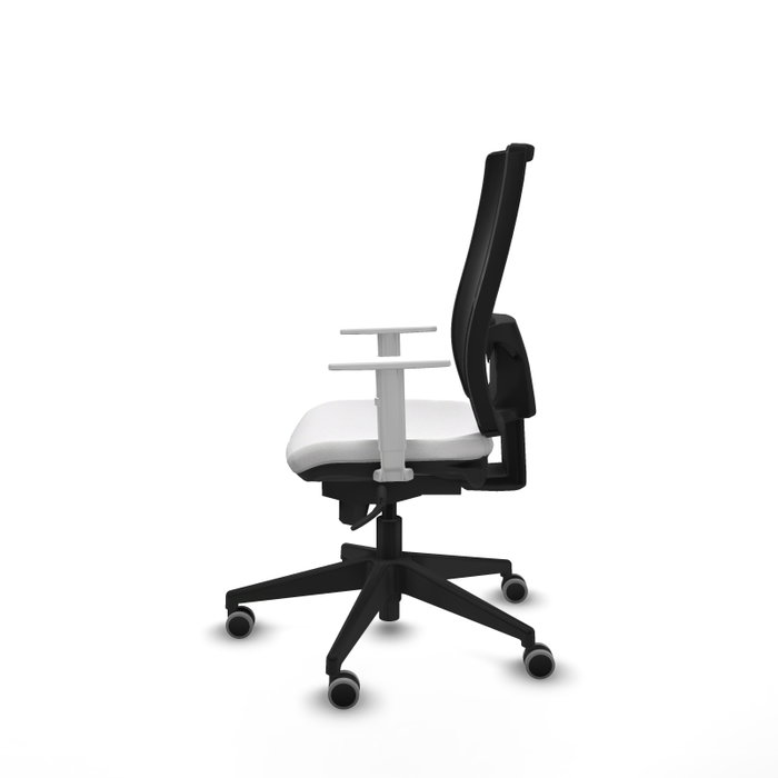 PIQUERAS Y CRESPO Silla de oficina Horna con Mecanismo Sincro Blanco y Negro PIQUERAS Y CRESPO Silla de oficina Horna con Mecanismo Sincro Blanco y Negro