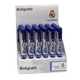 CYP BRANDS Bolígrafo 8 Colores Real Madrid