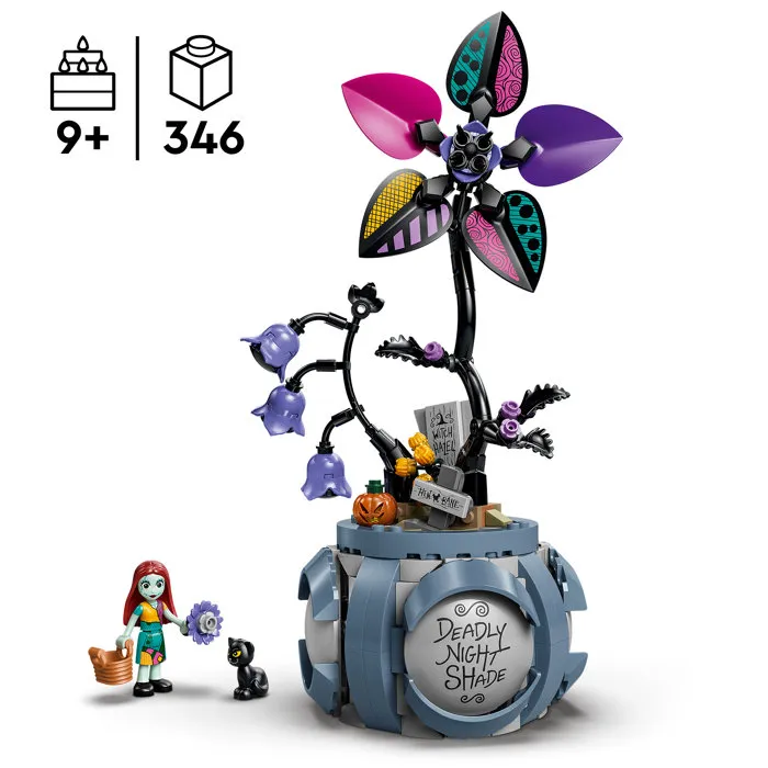 LEGO Disney Classic 43288 Maceta de Sally, Conjunto de Construcción de Maceta Decorativa