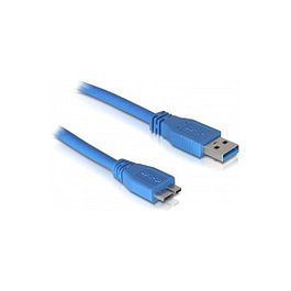 DeLOCK Cable USB 3.0 A Micro USB de 1 m, Azul