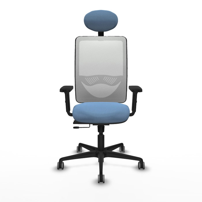 PIQUERAS Y CRESPO Silla de oficina Zulema Azul cielo y Blanco PIQUERAS Y CRESPO Silla de oficina Zulema Azul cielo y Blanco