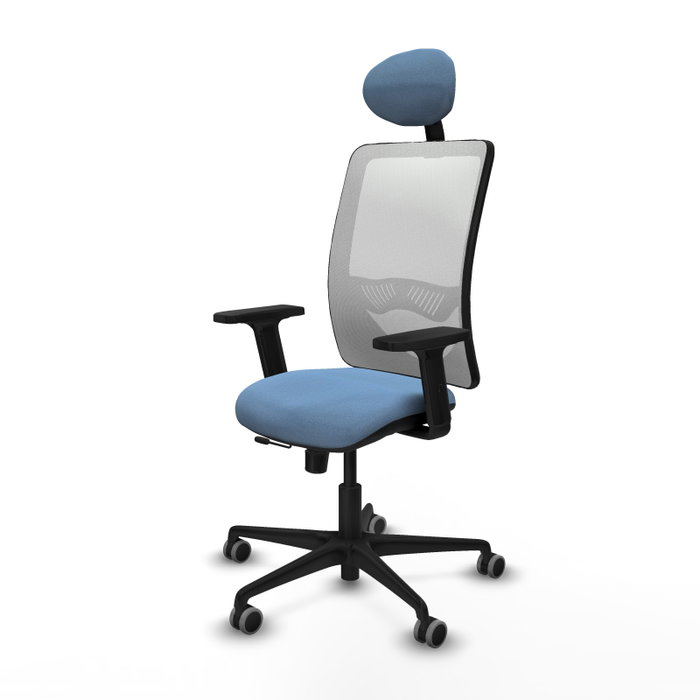 PIQUERAS Y CRESPO Silla de oficina Zulema Azul cielo y Blanco PIQUERAS Y CRESPO Silla de oficina Zulema Azul cielo y Blanco