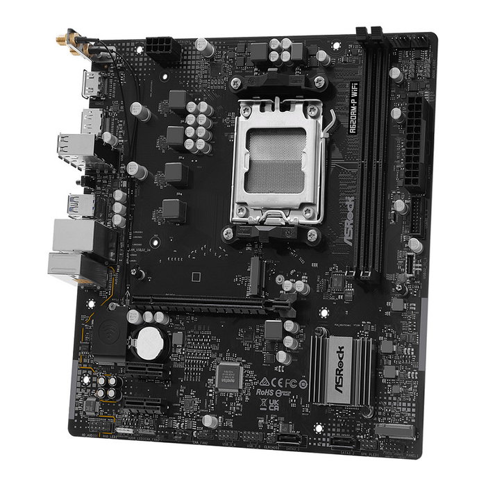 ASRock A620AM-P WiFi AM5 mATX DDR5 HDMI/DP
