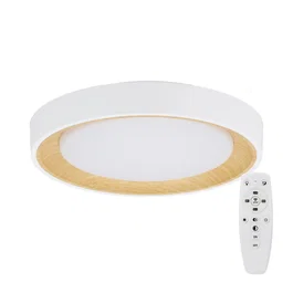 Plafón LED Decorativo 30W CCT 3000-6000K (Tonalidad Luz Regulable) Control Remoto Acabado Blanco