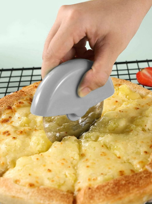 Quttin Cortapizza Acero/ABS 10 cm (Ancho) x 2 cm (Alto) x 9 cm (Largo) (24 Unidades)