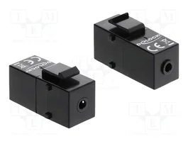 DeLOCK 87233 Módulo Keystone Jack 3,5 mm 4 Pin a Jack 3,5 mm 4 Pin Negro