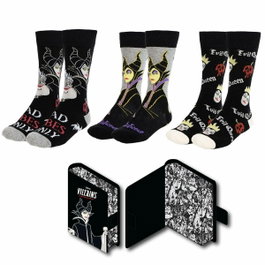 Cerdá Pack de 3 pares de calcetines Disney Villanas (talla 36-45) inevitable
