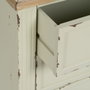 Ixia Mesita de noche beige madera 45 x 35 x 65 cm