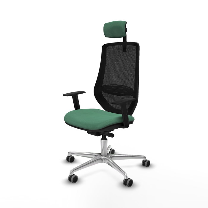 PIQUERAS Y CRESPO Silla de oficina Mardos Verde esmeralda y Negro PIQUERAS Y CRESPO Silla de oficina Mardos Verde esmeralda y Negro