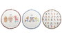 DKD Home Decor Set de 3 Bolsas Canvas de 140x140x2 cm para Recoger Juguetes, Colección Best Friends, Multicolor