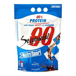 NUTRISPORT Secuencial 80 Chocolate 2Kg. Proteína para Desarrollo Muscular Bolsa