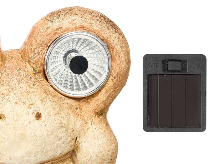 Ibergarden Figura Solar de Jardín de Tortuga en Cerámica, Surtido de Colores Beige, Verde, Gris - 20 x 17 x 13 cm (Set de 12)