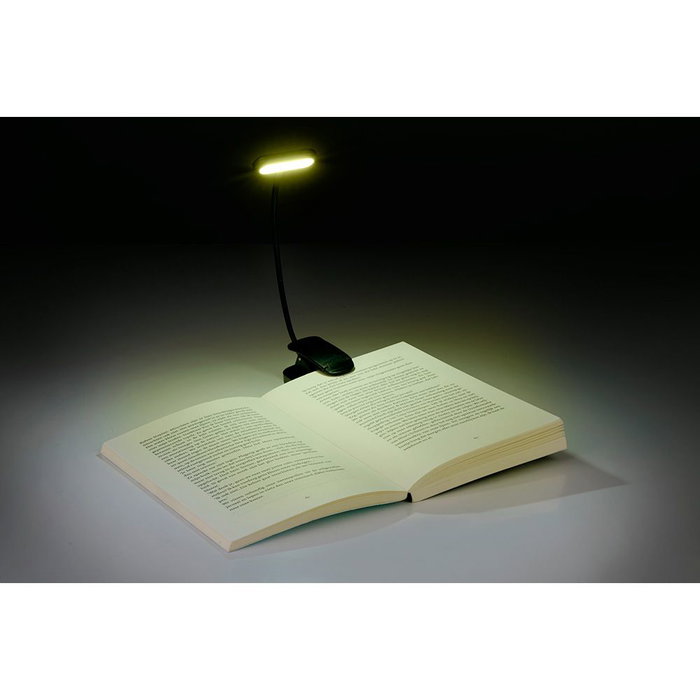 GRUNDIG Lámpara de lectura con clip recargable luz cálida