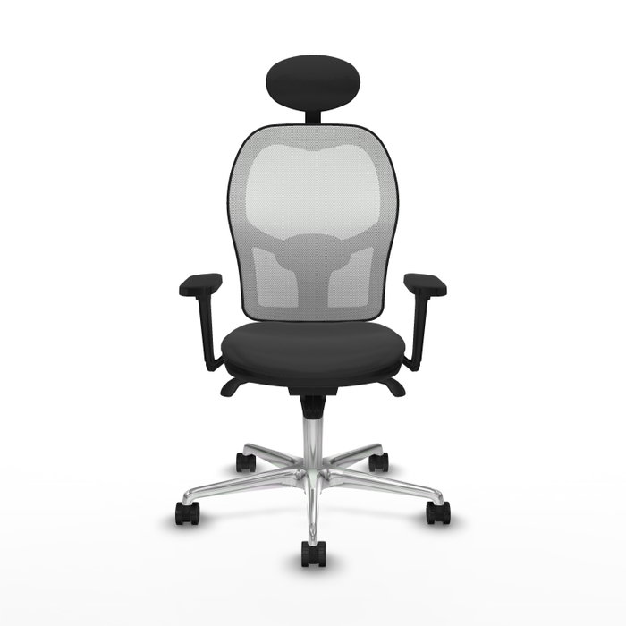 PIQUERAS Y CRESPO Silla de oficina Jorquera con Mecanismo Sincro, Gris oscuro y Blanco PIQUERAS Y CRESPO Silla de oficina Jorquera con Mecanismo Sincro, Gris oscuro y Blanco