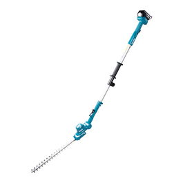 Makita DUN461WZ Podadora de setos eléctrica a batería 18V, hoja de corte de 46 cm, vibración 2.5 m/s², nivel de ruido 74 dB, color azul y plata