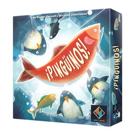 Next Move Games NMG60120ES - Juego de Mesa Pingüinos! Edición 2023, Estrategia Familiar para 2 a 4 Jugadores, Edad Recomendada 8+, Tableros Oceánicos, Versión en Español
