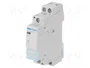 HAGER Contactor de Instalación Modular ESL 25A 12VDC 2-polar