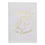Home Deco Factory Libreta DinA5 Unicornio Licorne 40 Hojas Modelo Surtido Dorado o Plateado