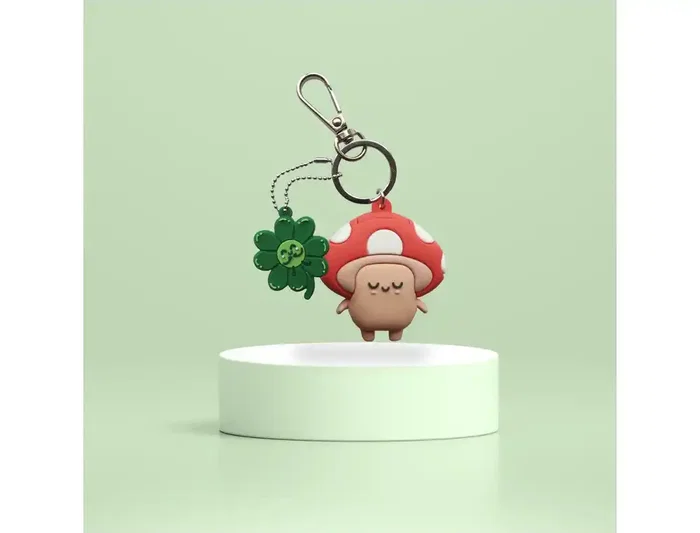 Wondee Mr. Wonderful Llavero USB Seta 32GB Pendrive Compatible con Windows, macOS, Linux y Adaptador USB C