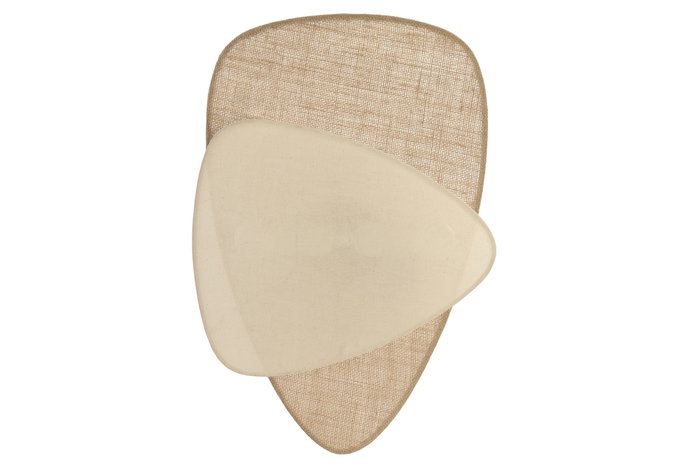 DKD Home Decor Lámpara de Aplique Hierro y Lino Orgánico