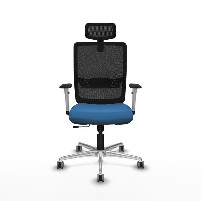 PIQUERAS Y CRESPO Silla de oficina Haches Azul claro y Negro PIQUERAS Y CRESPO Silla de oficina Haches Azul claro y Negro