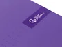 Liderpapel Cuaderno espiral A5 tapa forrada violeta 120h 90gr cuadro 5mm