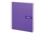 Liderpapel Cuaderno espiral A5 tapa forrada violeta 120h 90gr cuadro 5mm