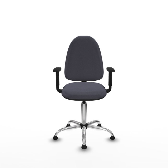 PIQUERAS Y CRESPO Silla de oficina Aýna Gris oscuro con Base cromada PIQUERAS Y CRESPO Silla de oficina Aýna Gris oscuro con Base cromada