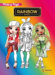 PANINI FONDO Pinta y Pega Rainbow High