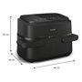Philips Airfryer serie 1000 NA150/00 Dual 7,1 L Negro