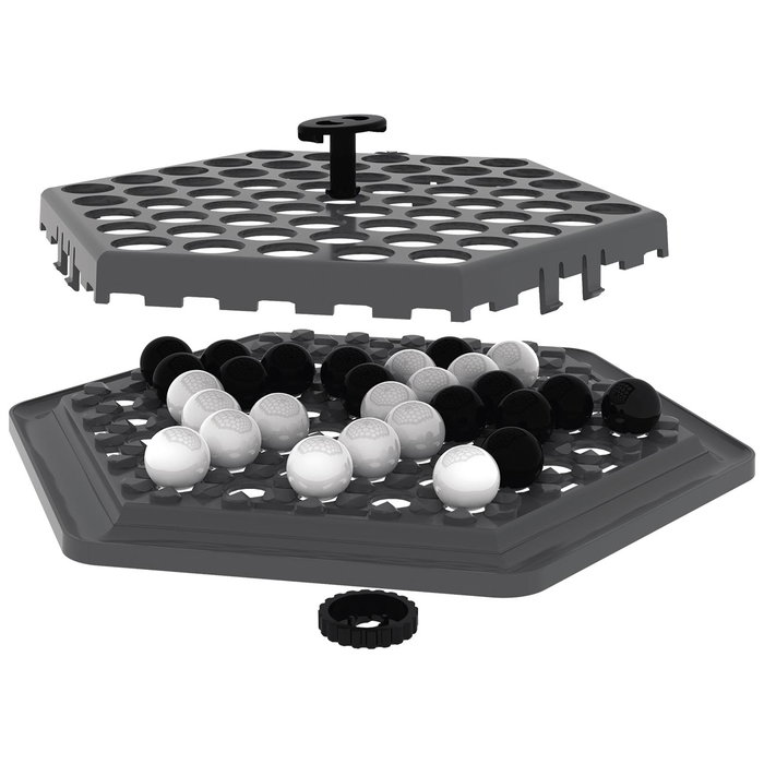 Asmodee Juego Abalone Go Zygabgo01Es Juego De Estrategia Para 2 Jugadores +7 Años