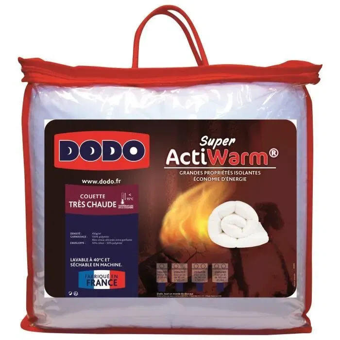 Dodo Edredón Muy Cálido 450g/m² Super Actiwarm Blanco 200x200 cm Dodo Edredón Muy Cálido 450g/m² Super Actiwarm Blanco 200x200 cm