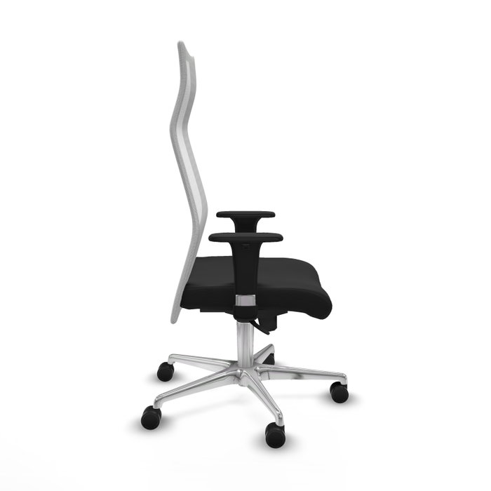 PIQUERAS Y CRESPO Sillón Albacete Mecanismo Sincro Negro y Blanco