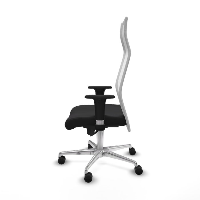 PIQUERAS Y CRESPO Sillón Albacete Mecanismo Sincro Negro y Blanco