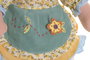 DKD Home Decor Set de Muñecas Surtidas Azul y Amarillo de 35 cm