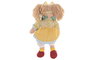 DKD Home Decor Set de Muñecas Surtidas Azul y Amarillo de 35 cm
