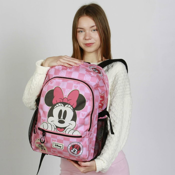 Karactermania Mochila Fight FAN 2.2 Minnie Mouse Journey Rosa
