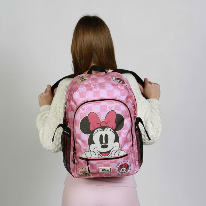 Karactermania Mochila Fight FAN 2.2 Minnie Mouse Journey Rosa