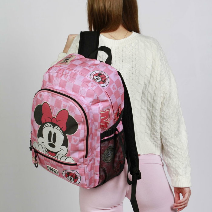 Karactermania Mochila Fight FAN 2.2 Minnie Mouse Journey Rosa