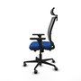 PIQUERAS Y CRESPO Silla de oficina Haches Azul y Gris